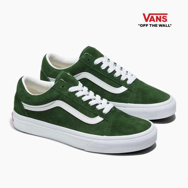 バンズ オールドスクール VANS OLD SKOOL VN0007NTBXU メンズ レディース スニーカー 緑 ヴァンズ ピッグスエード US企画 新作の通販はローカット