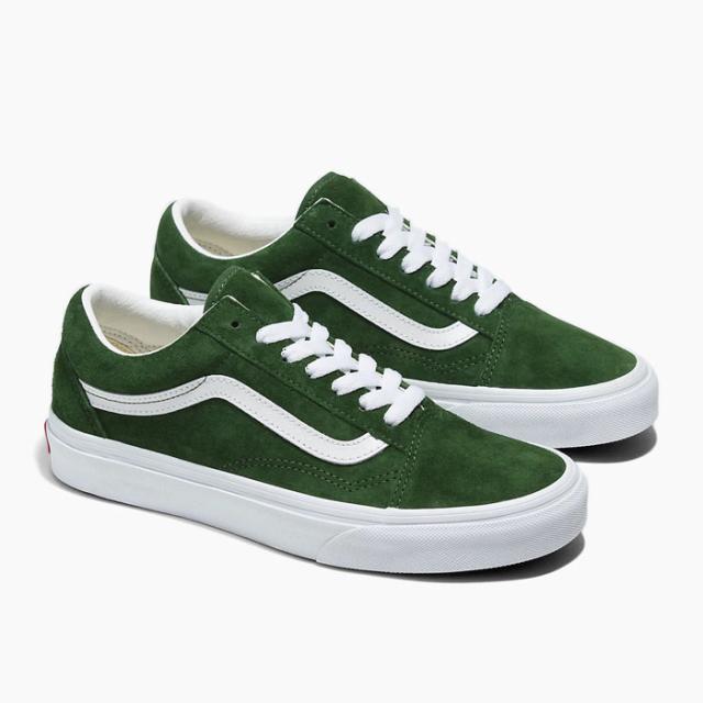 バンズ オールドスクール VANS OLD SKOOL VN0007NTBXU メンズ レディース スニーカー 緑 ヴァンズ ピッグスエード US企画 新作の通販は