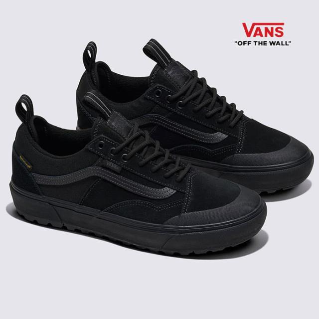 バンズ オールドスクール 防水 VANS MTE OLD SKOOL WP VN000CVNBKA メンズ スニーカー ヴァンズ 黒 オールブラック ウォータープルーフ US企画[PU2]の通販は