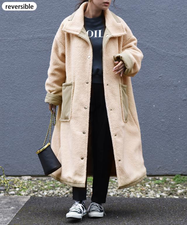 新作 コート レディース 冬 ロング ボア 20代 30代 40代 ミリタリー