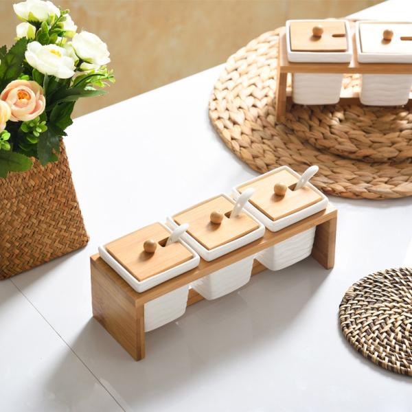 調味料入れ 調味料容器 ストッカー 収納ケース キッチン 収納 陶器