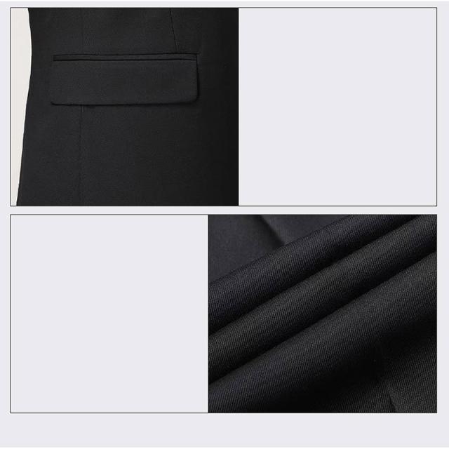 スーツ メンズ スリーピース スリム ビジネス 洗える 上下洗える