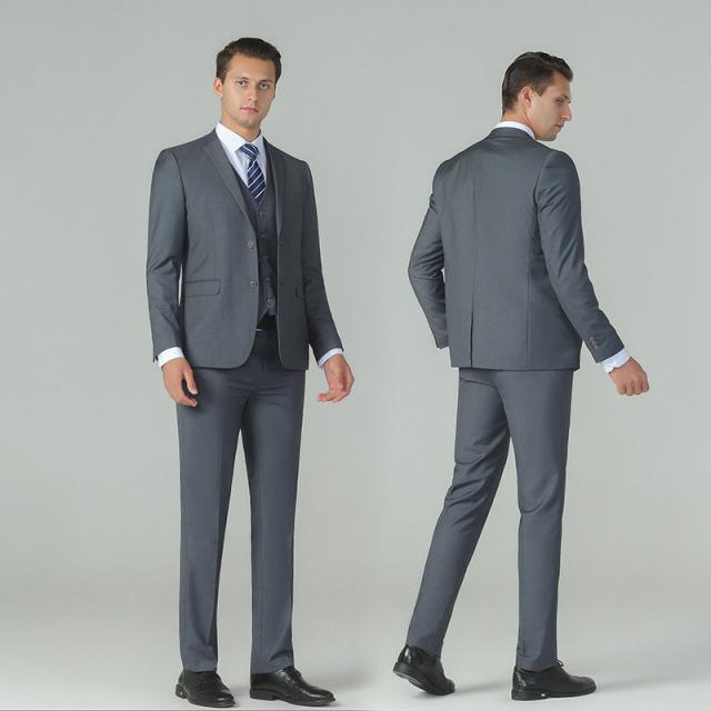 スーツ メンズ スリーピース スリム ビジネス 洗える 上下洗える