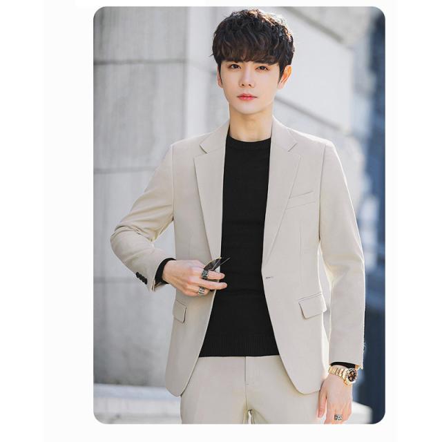 スーツ メンズ スリーピース スリム ビジネス カジュアル 上下洗える