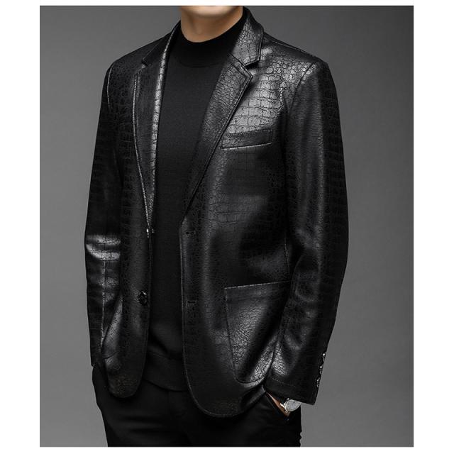 革ジャン メンズ レザージャケット テーラードジャケット 冬 大きい