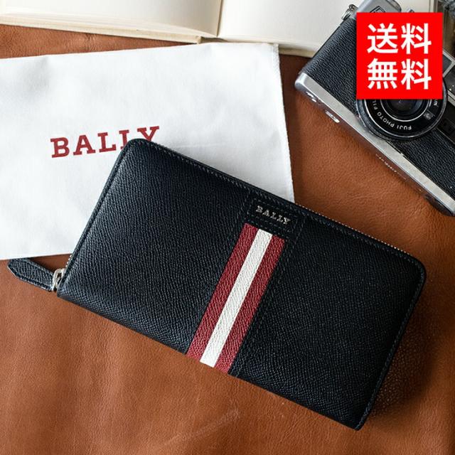 バリー ラウンドファスナー長財布 長札 財布 BALLY TELEN.LT LETTERING 