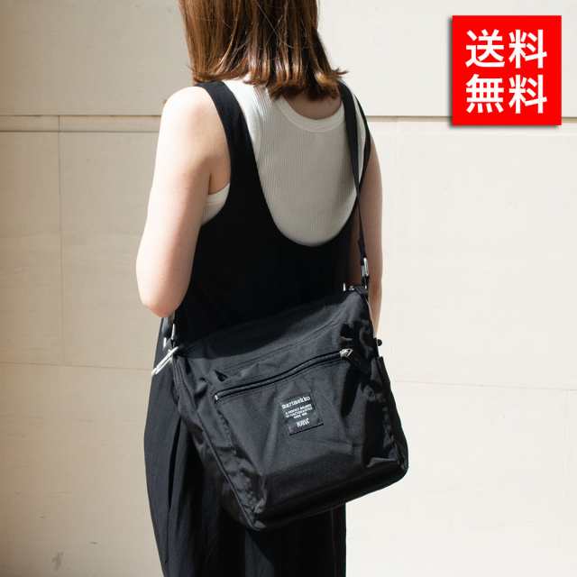 マリメッコ MARIMEKKO 26991 ショルダーバッグ BLACK Pal bag ...