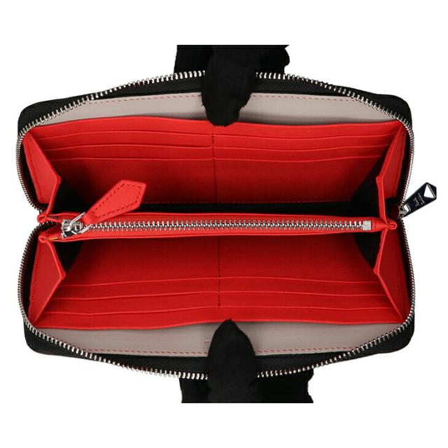 ポールスミス 長財布 財布 長札 ﾗｳﾝﾄﾞﾌｧｽﾅｰ Paul Smith Black 4778X