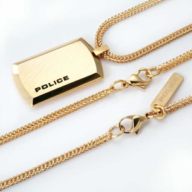POLICE ポリス ネックレス ペンダント プレート ドッグタグ