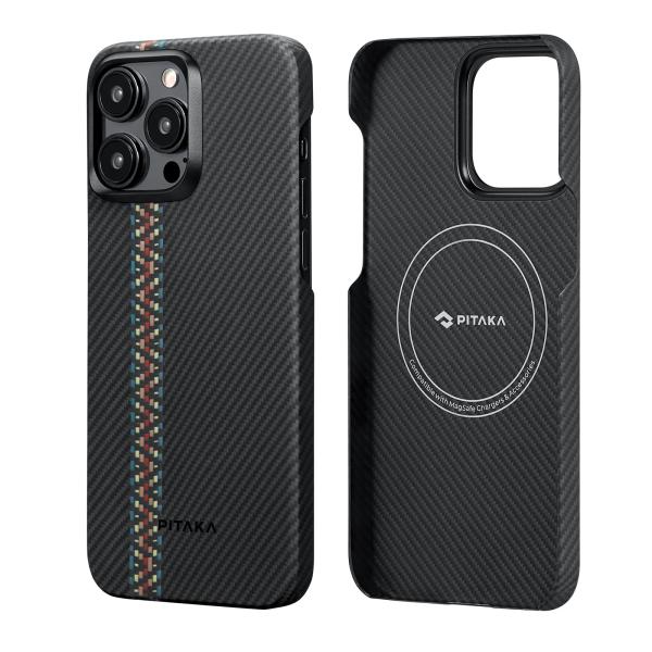 PITAKA iPhone15ProMax ケース 浮織600Dアラミド繊維製 MagSafe PITAKA iPhone15ProMax ケース 浮織600Dアラミド繊維製 MagSafe
