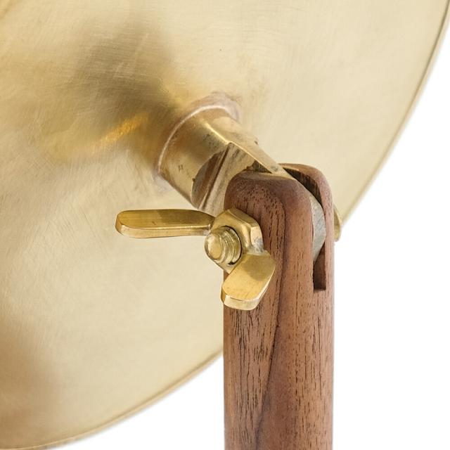 オーバルスタンドミラー｜真鍮 ウッド WOOD BRASS ブラス DIY アンティーク風 シンプル ディスプレイ 什器 撮影 Horn Please インテリア 雑貨 鏡 ミラー アカシア ハンドメイド 天然