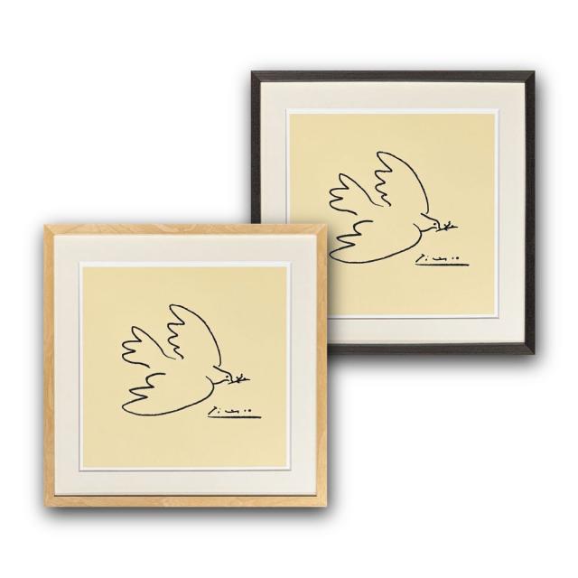 【Raffinart】 アートフレーム パブロ・ピカソ「The Dove of Peace1945」［425mm × 425mm］｜Pablo Picasso アートポスター フレームセット 絵画 額縁 額装込 【受注生産品】【発送までに 約7-10営業日】【「Raffinart」以外の商品と同送不可】