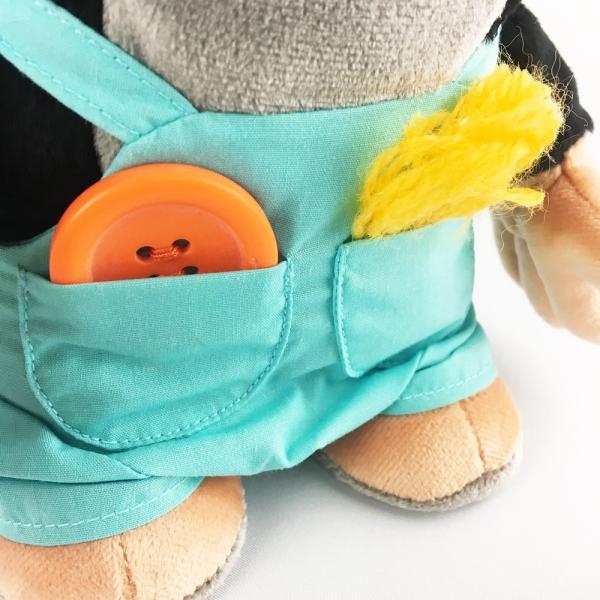 クルテク ぬいぐるみ（L）クルテク（ズボン姿）21cm【チェコ製 マスコット もぐら 東欧 krtek】【pb-】_4