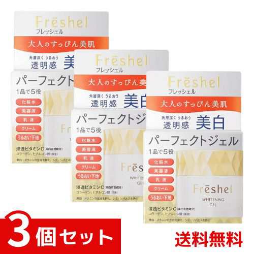 Freshel フレッシェル フレッシェルクリーム アクアモイスチャージェル ホワイト 美白 S×3個セット 4973167199558 /の通販は