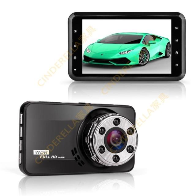 ドライブレコーダー 前後2カメラ 小型 3.0インチIPS液晶 1080P高画質 駐車監視 ドラレコ 日本語 軽自動車 車載カメラ カー内装用品 32Ｇカード付き 送料無料
