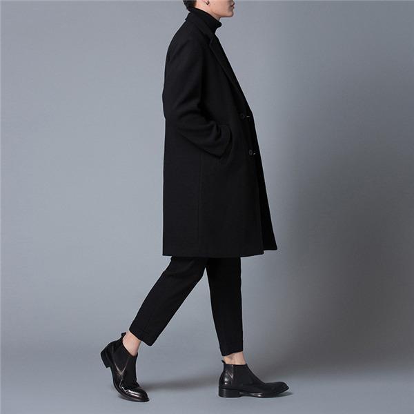 チェスターコート メンズ ロングコート スプリングコート ポケット付き