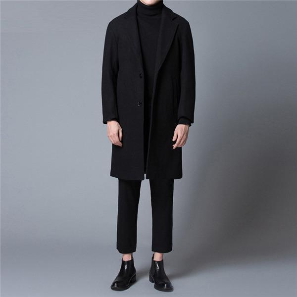 チェスターコート メンズ ロングコート スプリングコート ポケット付き