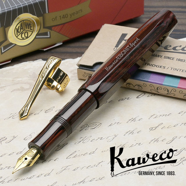 万年筆 カヴェコ 限定品 生誕140周年モデル エボナイトスポーツセット Kaweco ホワイトデー 男性 女性 祝い 入学 卒業 就職 合格 昇進 還暦 定年 プレゼント ギフトの通販は