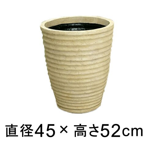 植木鉢 おしゃれ 大型 ナミツボ 52型 メーカー直送 日祝指定不可 同梱不可 代引不可 返品不可 ファイバーグラス鉢【fgp-nami52】の通販は 14,157円