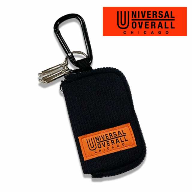 絶妙なデザイン UNIVERSAL OVERALL ユニバーサルオーバーオール スマートキーケース ラウンドジップ 車 3連 キーホルダー キーリング  メンズ レディース UV425QG