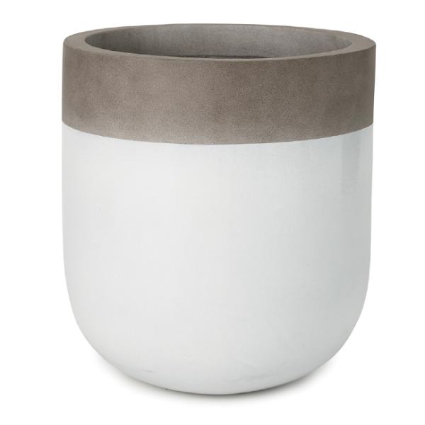 植木鉢　鉢カバー　ファイバーストーン　バルゴ　40の通販は