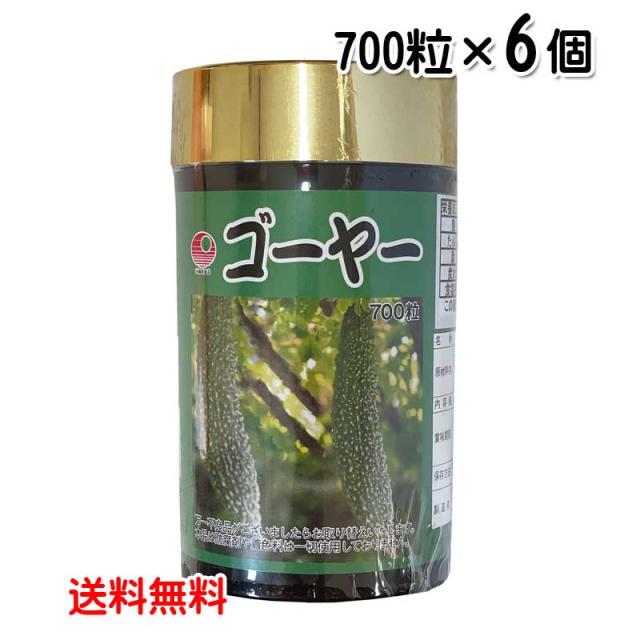 ゴーヤ サプリ ゴーヤー粒 700粒×6個セット ニガウリ 健康野菜 サプリメント 送料無料 比嘉製茶