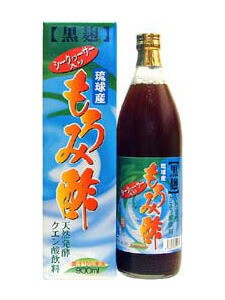 琉球産黒麹シークヮーサーもろみ酢ドリンク900ml１ケース（12本）沖縄産〔送料無料〕