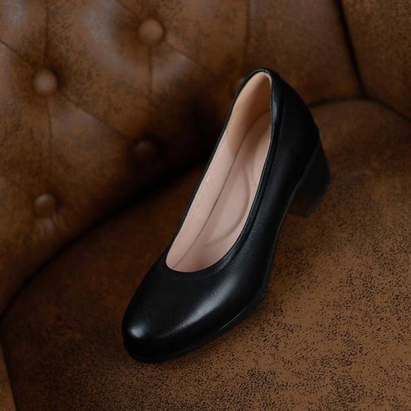 2点で15％オフ】ハイヒール パンプス 3cm 5cm 太ヒール 歩きやすい 本革