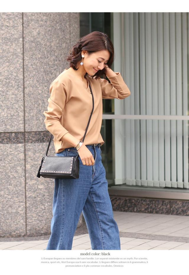 新作 wayリアルレザースタッズショルダーバッグ レディース 鞄 本革 牛革 ハンドバッグ セカンドバッグ 旅行 トラベル 斜め掛け カットオフ 斜めがけ お財布ポシェット 軽量 スマホ スタッズ 母の日 プレゼント 新作 2wayリアルレザースタッズショルダーバッグ レディース 鞄 本革