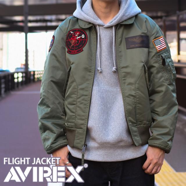 新作 AVIREX アヴィレックス CWU 36P VX-31 フライトジャケット 6102208 メンズ アウター ジャケット ブルゾン 上着 ブランド TOPGUN トップガン ミリタリー おしゃれ かっこいいの通販は