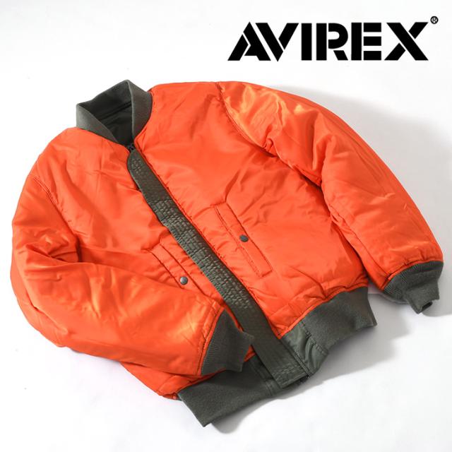 AVIREX アヴィレックス MA-1 ジャケットブルゾン ブラック オレンジ MA-1 COMMERCIAL | AVIREX（アヴィレックス） ｜【公式】通販mix