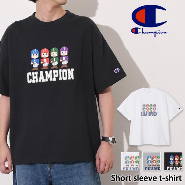 新作 Champion チャンピオン ショートスリーブ 半袖 Tシャツ C3-Z325 メンズ レディース トップス ブランド おしゃれ アメカジ カジュアル かっこいい ストリート ブランド プリント 綿100％の通販は 6,490円