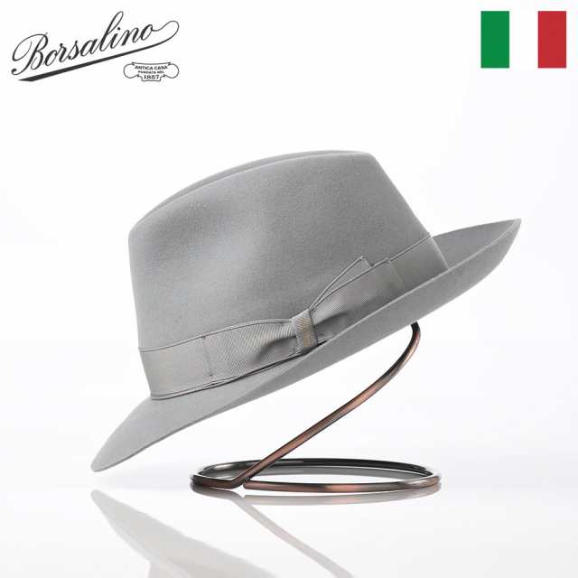 Borsalino ボルサリーノ 中折れハット フェルト帽 軽量 秋 冬 メンズ レディース 中折れ帽 フェドラ 紳士帽 おしゃれ 高級 ブランド イタ