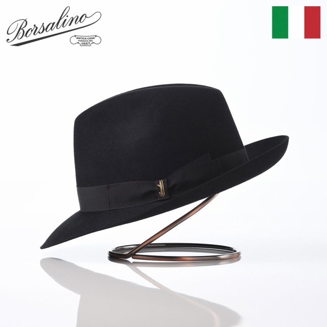 Borsalino ボルサリーノ 中折れハット フェルト帽 秋 冬 メンズ レディース 中折れ帽 フェドラ 紳士帽 大きいサイズ フォーマル おしゃれ