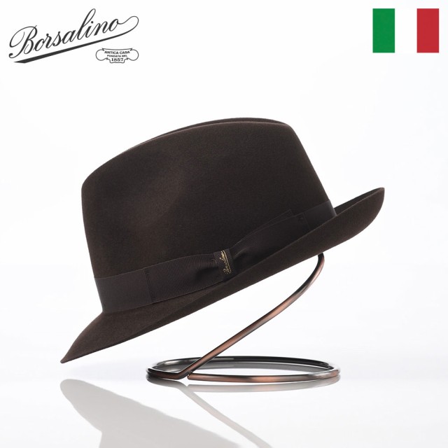 Borsalino ボルサリーノ 中折れハット フェルト帽 秋 冬 メンズ レディース 中折れ帽 フェドラ 紳士帽 大きいサイズ フォーマル おしゃれ