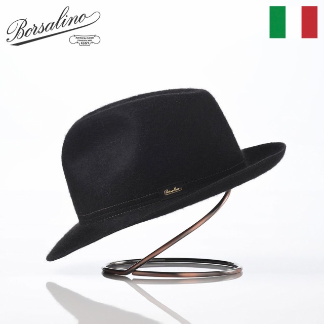 Borsalino ボルサリーノ 中折れハット フェルト帽 秋 冬 メンズ レディース 中折れ帽 フェドラ 紳士帽 おしゃれ 高級 ブランド イタリア