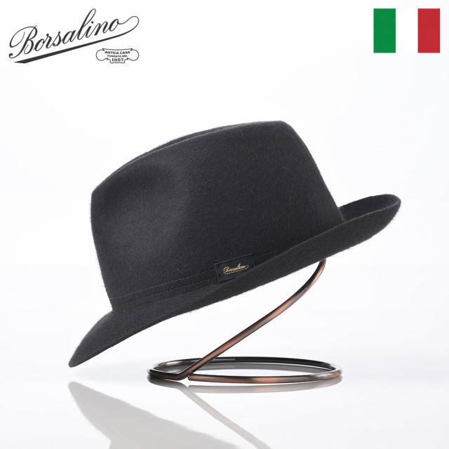 Borsalino ボルサリーノ 中折れハット フェルト帽 秋 冬 メンズ レディース 中折れ帽 フェドラ 紳士帽 おしゃれ 高級 ブランド イタリア