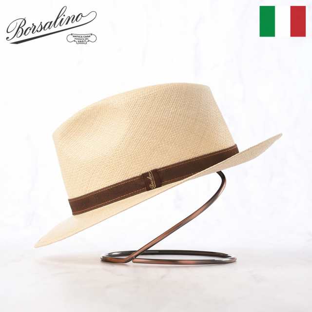 Borsalino ボルサリーノ パナマ帽 パナマハット 中折れハット 春 夏 メンズ 父の日 中折れ帽 紳士帽 おしゃれ 高級 ブランド イタリア フ