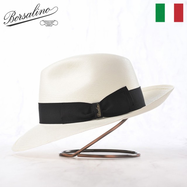 Borsalino ボルサリーノ パナマ帽 パナマハット 中折れハット 春 夏 メンズ 父の日 中折れ帽 紳士帽 おしゃれ 高級 ブランド イタリア フ