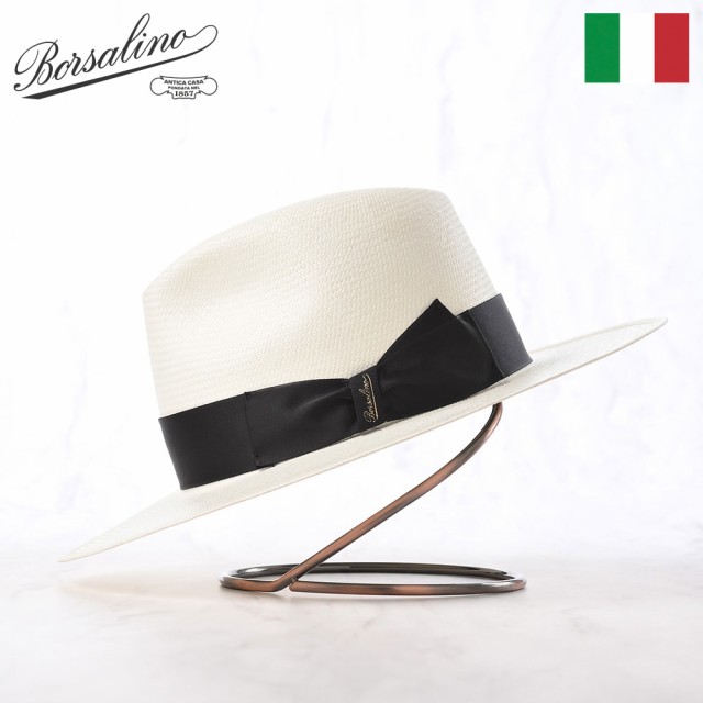 Borsalino ボルサリーノ パナマ帽 パナマハット 中折れハット 春 夏 メンズ 父の日 中折れ帽 紳士帽 おしゃれ 高級 ブランド イタリア フ