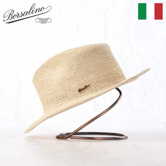 Borsalino ボルサリーノ パナマ帽 パナマハット 中折れハット 春 夏 メンズ 父の日 中折れ帽 紳士帽 おしゃれ 高級 ブランド イタリア フ