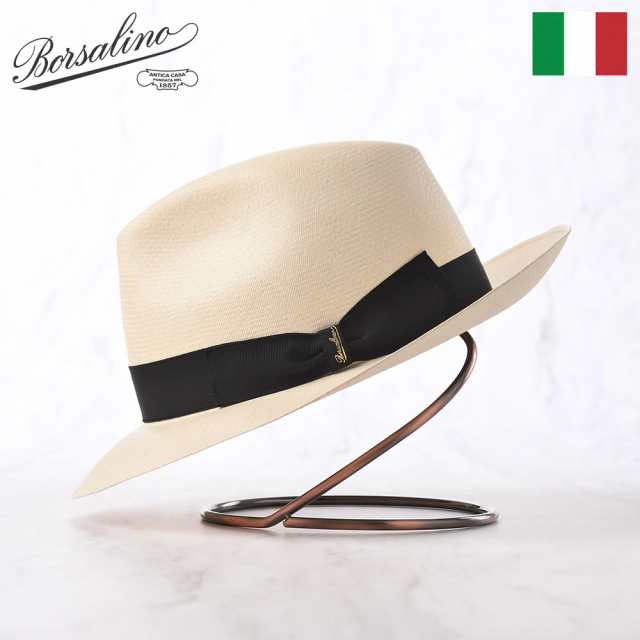 Borsalino ボルサリーノ パナマ帽 パナマハット 中折れハット 春 夏 メンズ 中折れ帽 紳士帽 おしゃれ 高級 ブランド イタリア ファッシ