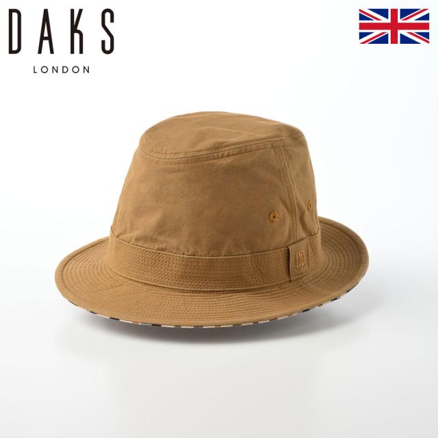 DAKS ダックス サファリハット アルペンハット メンズ レディース 大きいサイズ 春 夏 秋 冬 ソフトハット カジュアル おしゃれ 普段使い シンプル 送料無料 英国 ブランド Alpen Cotton Washer（アルペン コットンワッシャー） D1693 キャメルの通販は