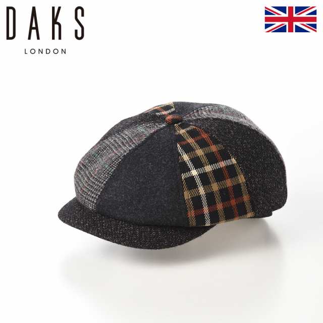 DAKS 帽子 キャスケット帽 メンズ レディース 秋 冬 キャップ CAP