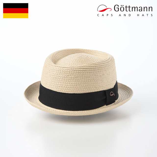 Gottmann ゴットマン 帽子 ストローハット メンズ レディース 春 夏 ドイツブランド Frank Braid Hat（フランク ブレードハット） G29412