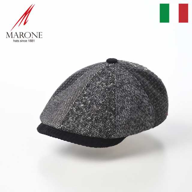 MARONE マローネ ハンチング帽 メンズ 秋 冬 帽子 キャップ CAP