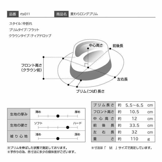 RETTER ストローハット 麦わら帽子 中折れハット 父の日 春 夏 メンズ レディース ユニセックス カジュアル おしゃれ 普段使い 日除け 熱