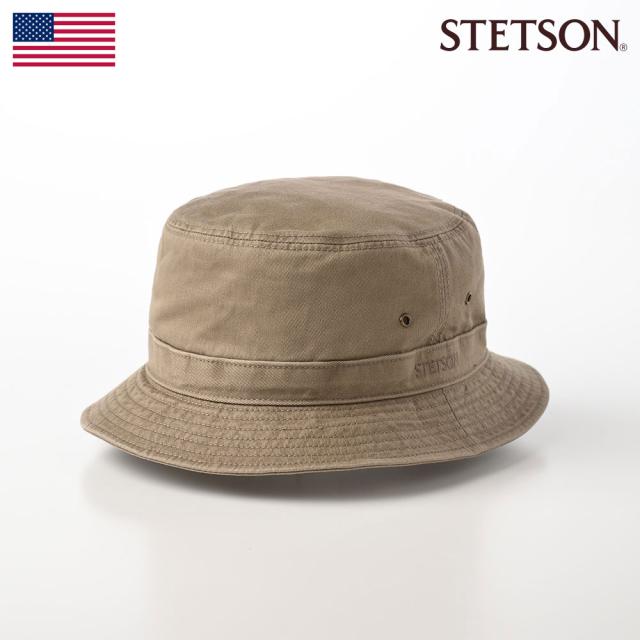 STETSON ステットソン 帽子 サファリハット バケットハット 春 夏 秋 冬 メンズ レディース 普段使い アウトドア カジュアル オールシーズン ブランド GRISTONE-W HAT（グリストーンハット）SE668 ベージュの通販は 5,225円