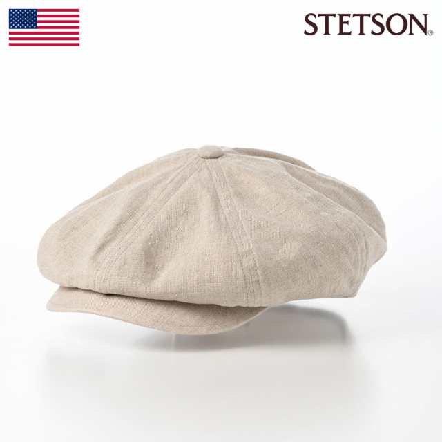 STETSON（ステットソン） LINEN CASQUETTE（リネンキャスケット）SE721 ナチュラル 帽子 キャップ CAP メンズ レディース 春 夏