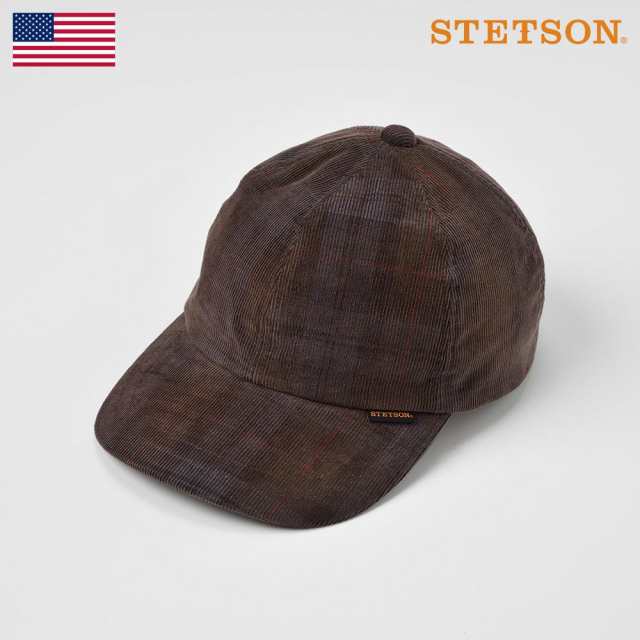 STETSON ステットソン 帽子 キャップ 秋 冬 メンズ レディース コーデュロイキャップ 野球帽 カジュアル 紳士帽 大きいサイズ フリーサイ